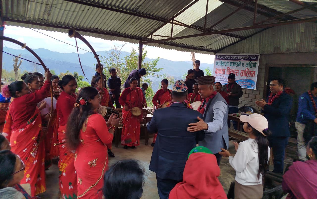 नेत्रावती डबजोङमा महिलाहरूका लागि पञ्चेबाजा तालिम, सांस्कृतिक संरक्षणसँगै सशक्तीकरणमा जोड