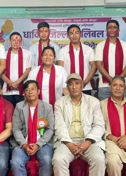धादिङ जिल्ला भलिबल संघको अध्यक्षमा अमृत तामाङ